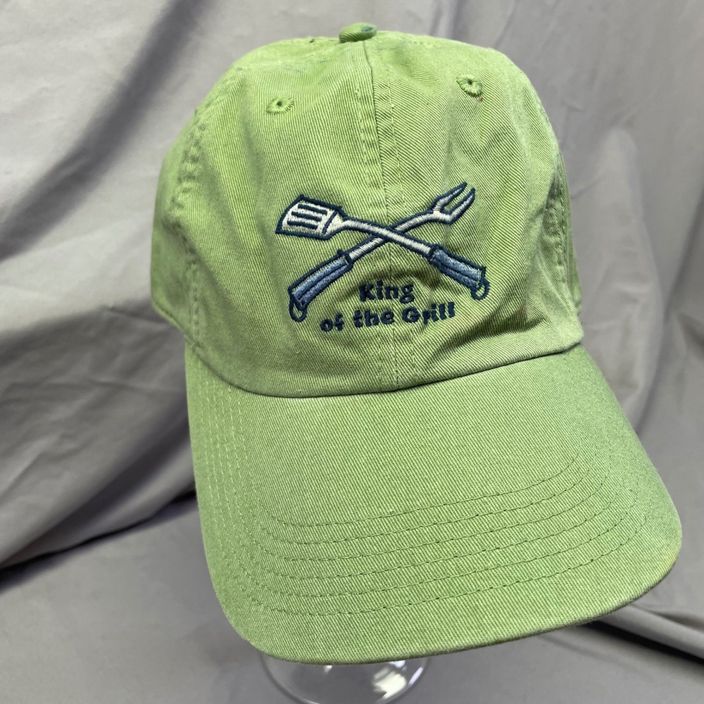 Life‎ is Good King of the Grill Green Cotton Adjustable Dad Hat Baseball Cap